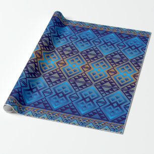 The Lodge (Blue) Wrapping Paper