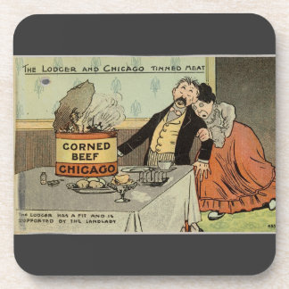 The Lodger and Chicago Tinned Meat Coaster