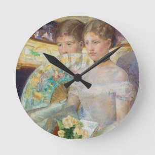 The Loge, 1882 (oil on canvas) Round Clock
