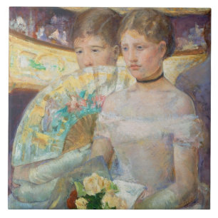 The Loge, 1882 (oil on canvas) Tile