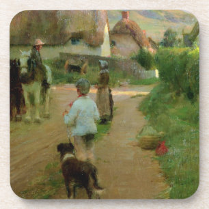 The Loiterers, 1888 (oil on canvas) Coaster