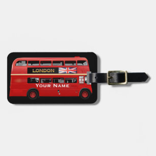 The London Bus Luggage Tag