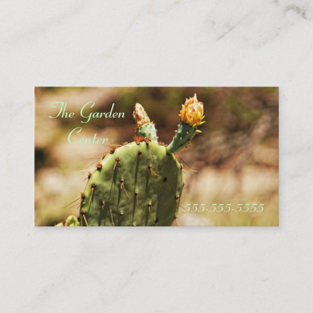 The Lone Cactus Business Card (Front)