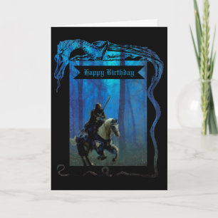 The Lone Knight: A Journey Through the Mist Card