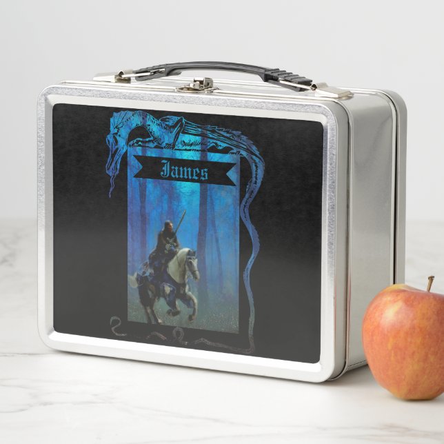 The Lone Knight: A Journey Through the Mist Metal Lunch Box (In Situ)