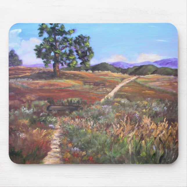 The Lone Oak at Woodside Horse Park - Customised Mouse Pad (Front)