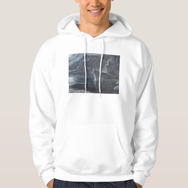 The Lone Queen Of The North Tirpitz Norway1944 Hoodie (Front)