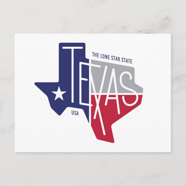The Lone Star State Postcard (Front)
