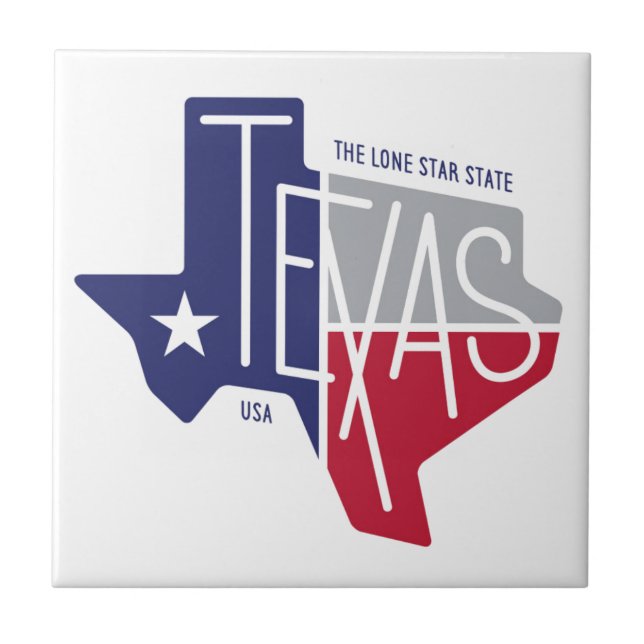 The Lone Star State Tile (Front)