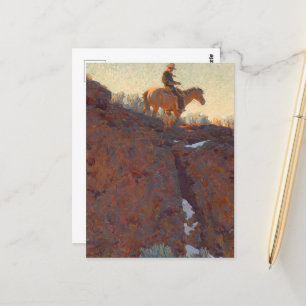 The lone trail by Maynard Dixon Postcard