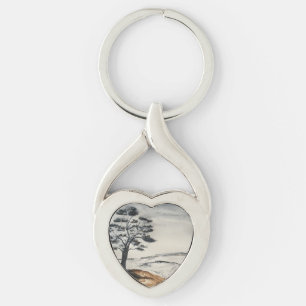 The Lone Tree Key Ring