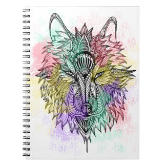 The Lone Wolf Spiral Notebook