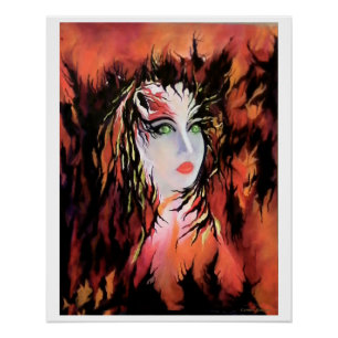 "The Lonely Angel Of God", Glossy Poster