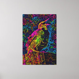 The Lonely Bird 3 Canvas Print
