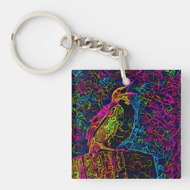 The Lonely Bird 3 Key Ring (Front)