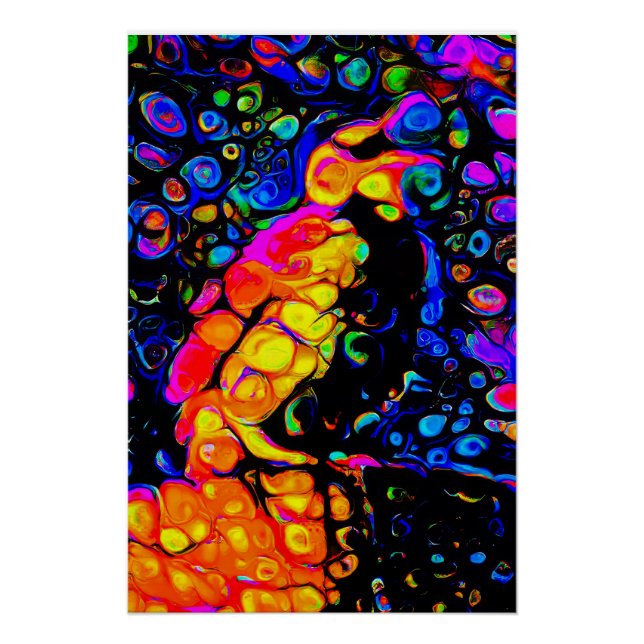 The Lonely Bird 4:  Liquid Art Style  Poster (Front)