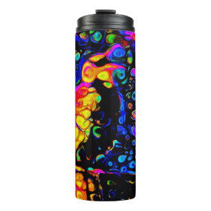 The Lonely Bird 4: Liquid Art Style Thermal Tumbler