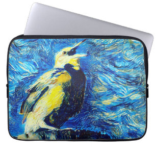 The Lonely Bird VanGogh Style Laptop Sleeve