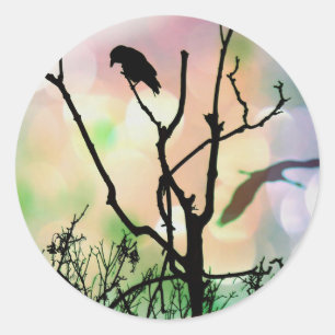 The Lonely Crow Classic Round Sticker