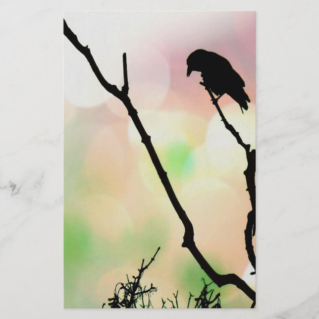 The Lonely Crow Stationery (Front)