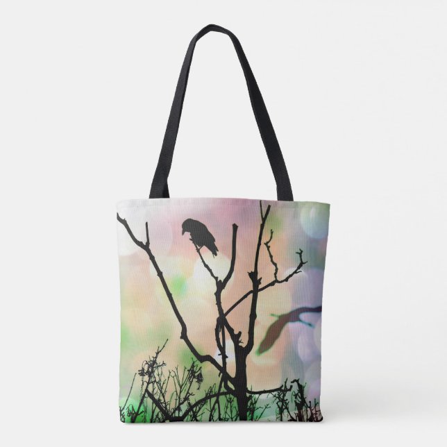 The Lonely Crow Tote Bag (Back)