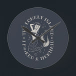 The Lonely Island Mermaid Round Clock<br><div class="desc">© Lonely Island Technologies.</div>