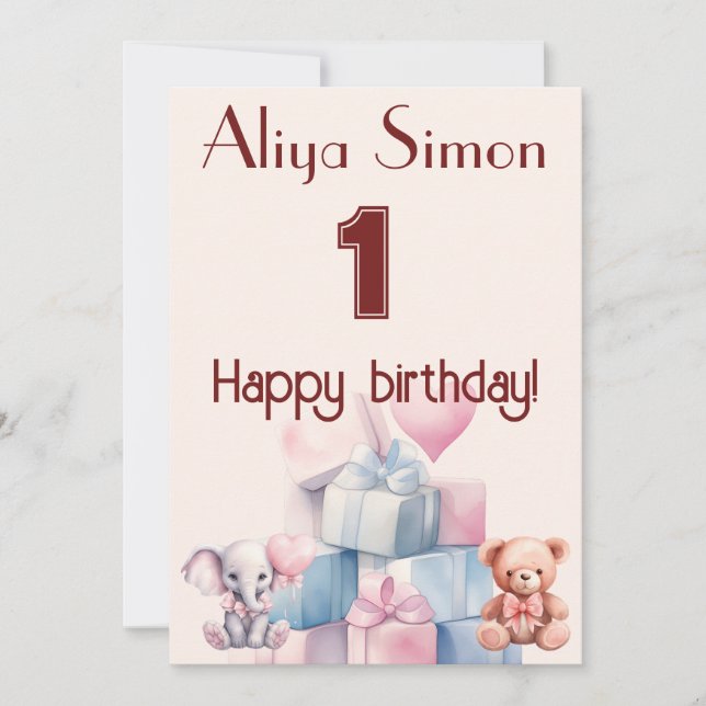 The Long Awaited Moment Invitation (Front)