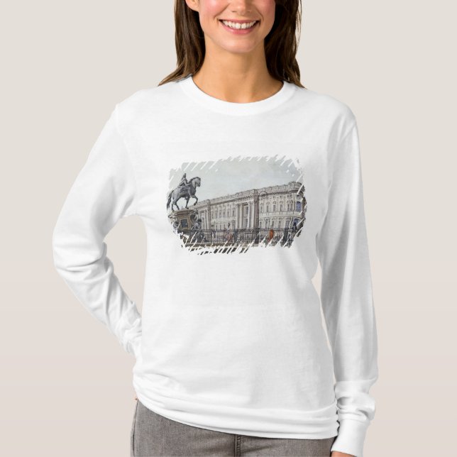 The long bridge with an aristocratic monument T-Shirt (Front)
