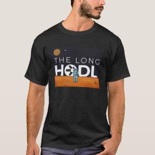 The Long Hodl, Qaunt To The Moon Crypto Item Bear T-Shirt