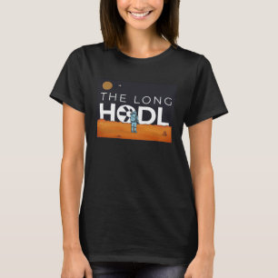 The Long Hodl, Qaunt To The Moon Crypto Item Bear  T-Shirt