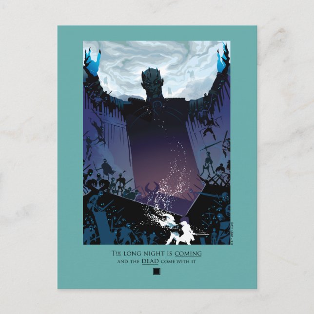 The Long Night Is Coming Postcard (Front)