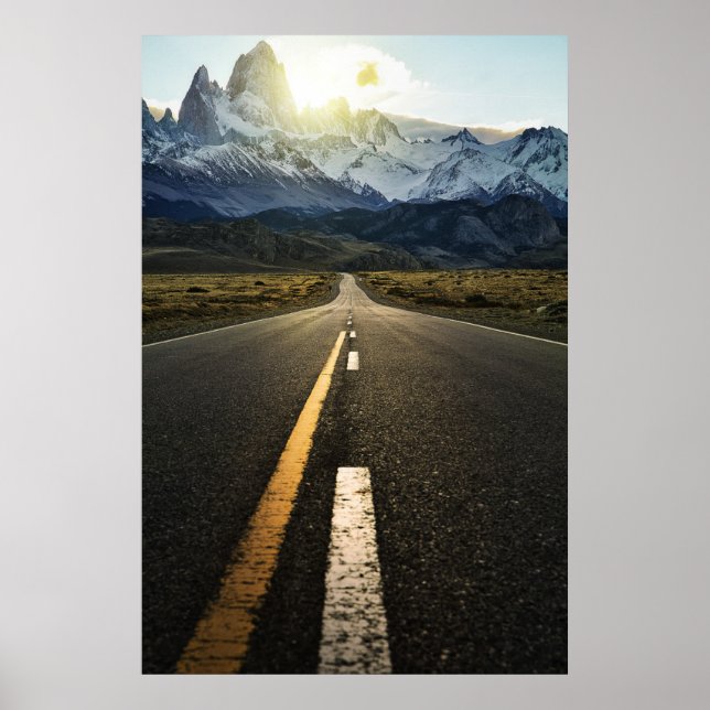 The Long Road To Fitzroy Mountain - Ruta 40 Poster (Front)