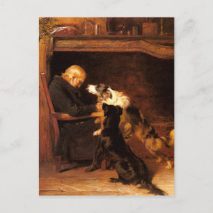 The Long Sleep by Briton Riviere Postcard