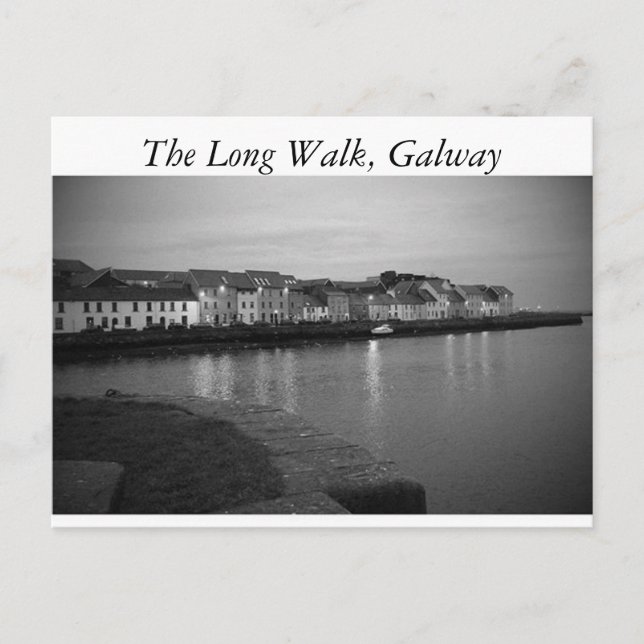 The Long Walk, Galway Postcard (Front)