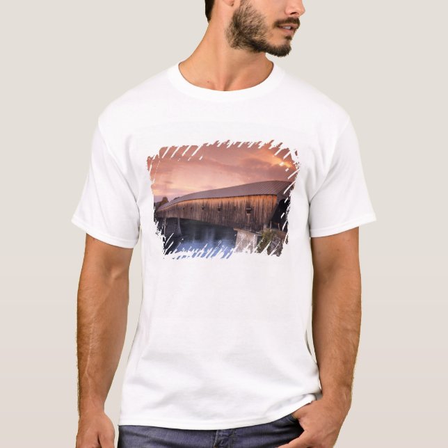 The longest covered bridge in the United States T-Shirt (Front)