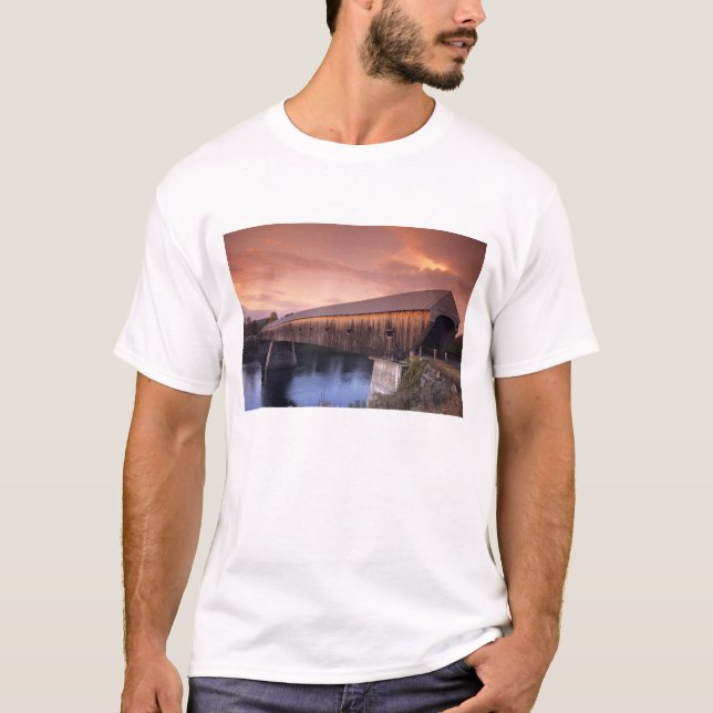The longest covered bridge in the United States T-Shirt (Front)