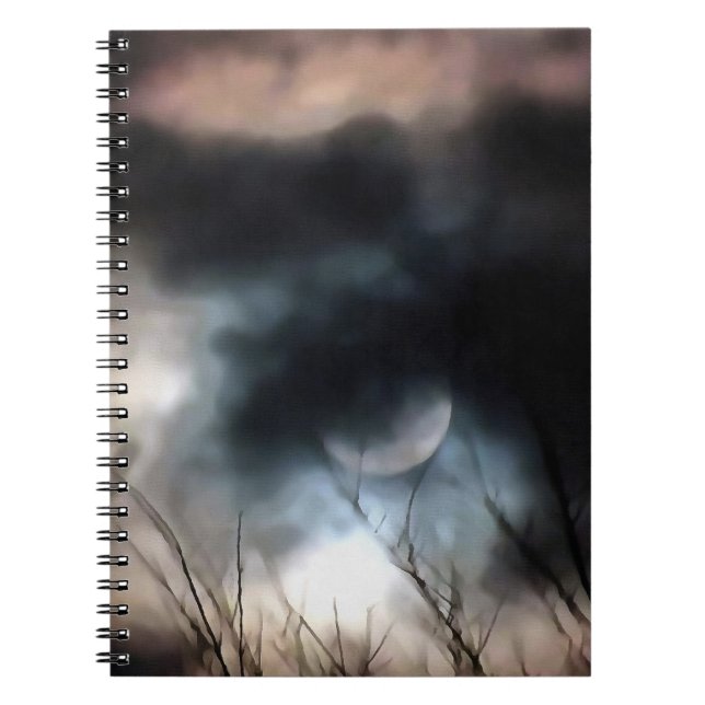 The Longest Night Winter Solstice Art Notebook (Front)