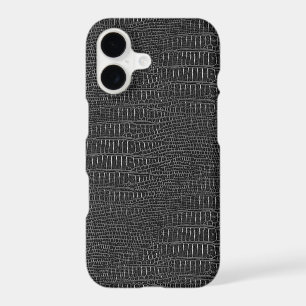 The Look of Black Realistic Alligator Skin