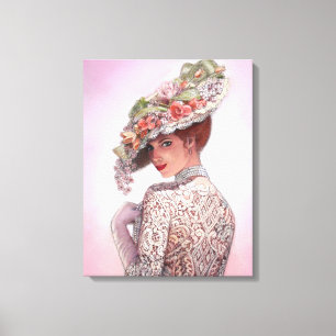 "The Look of Love" Wrapped Canvas Print