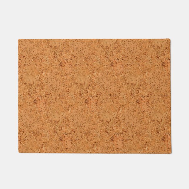 The Look of Macadamia Cork Burl Wood Grain Doormat (Front)