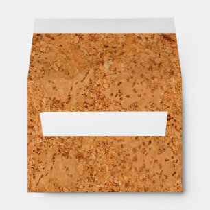 The Look of Macadamia Cork Burl Wood Grain Envelope