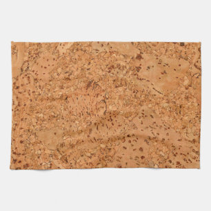 The Look of Macadamia Cork Burl Wood Grain Tea Towel