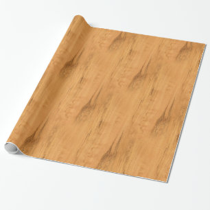 The Look of Maple Wood Grain Texture Wrapping Paper