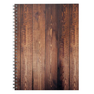 The look of real wood! notebook