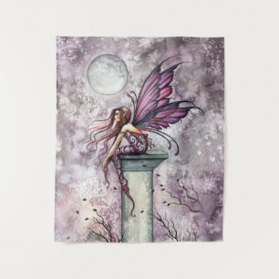 The Lookout Fairy Art by Molly Harrison Tapestry