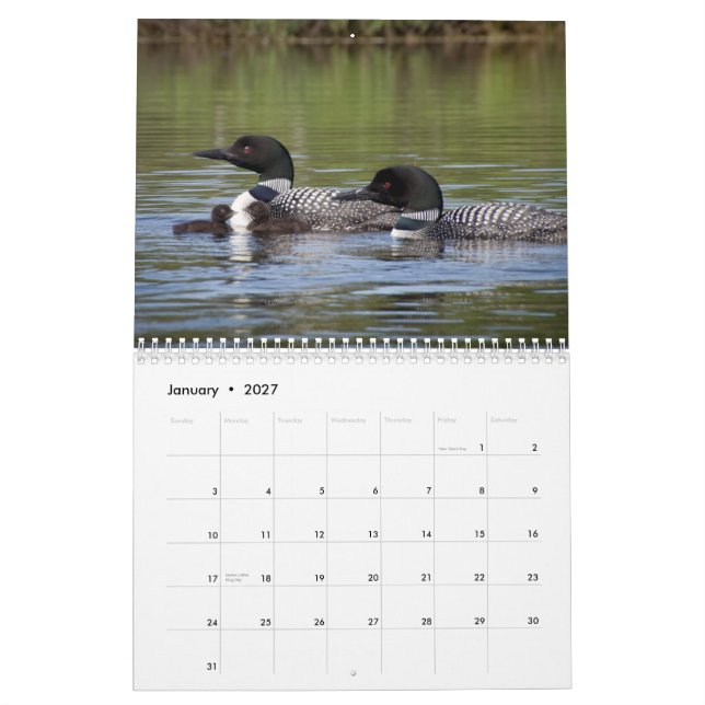 The Loon Calendar (Jan 2027)
