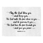 The Lord Bless you and Keep You Art Print