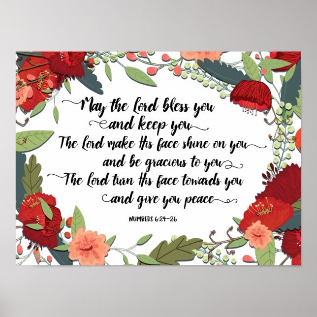 The Lord Bless you and Keep You Art Print (Front)