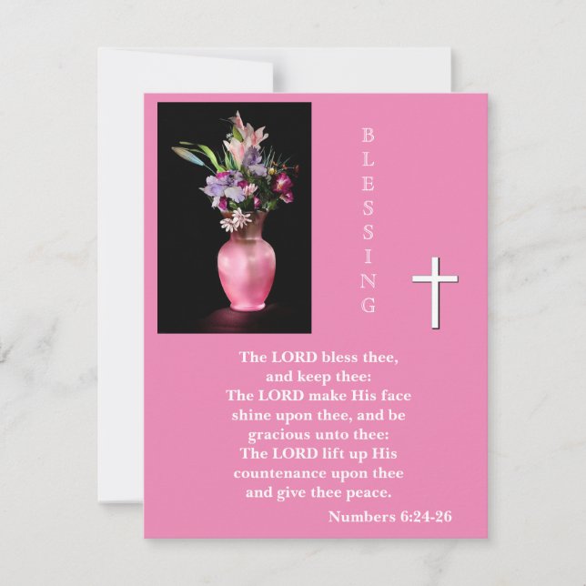The LORD bless you! Greeting Card (Front)