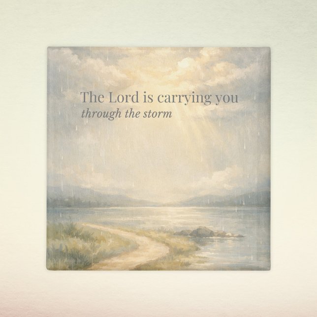 The Lord Is Carrying You Christian Faith Magnet (Creator Uploaded)